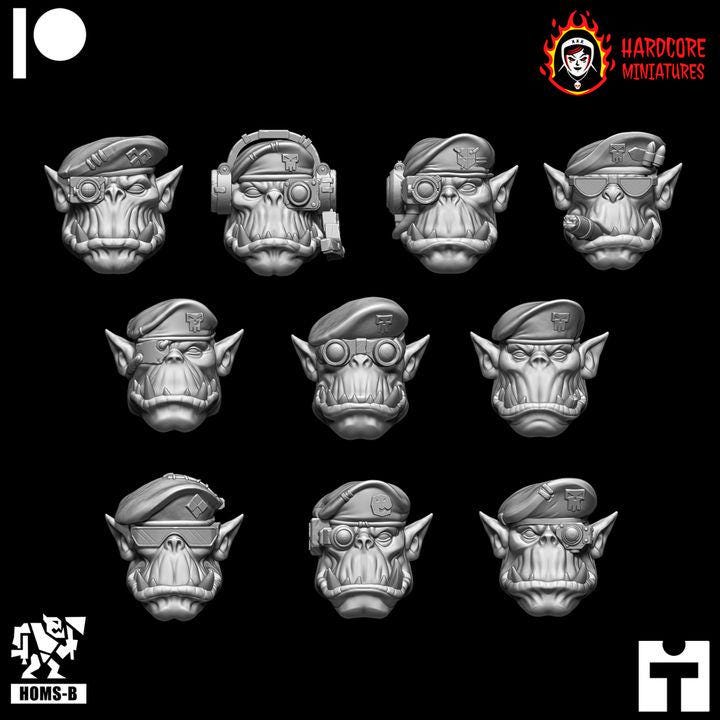 Modular Space Ork Kommando Separate Component Parts