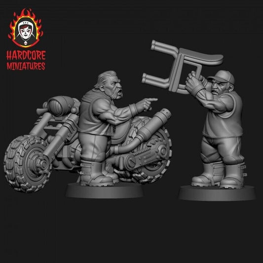 Dwarf Biker & Son