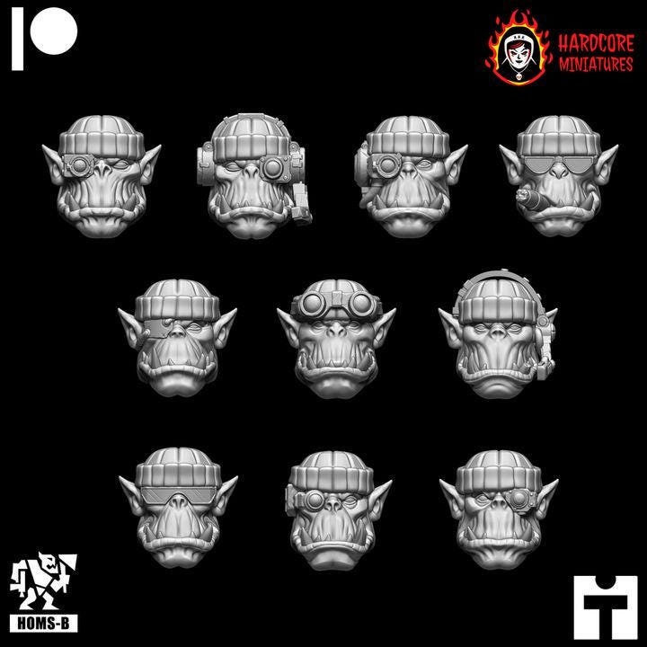 Arm & Weapons Add-on Packs for Modular Space Ork Kommandos