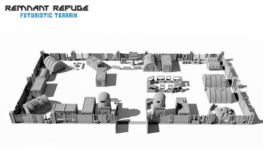 Sci-fi Post Apocalypse Town & Fort