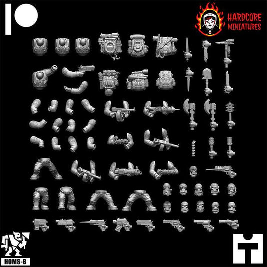 Modular Space Ork Kommando Separate Component Parts