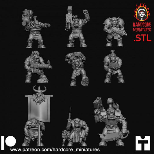 Retro Space Orks Squad