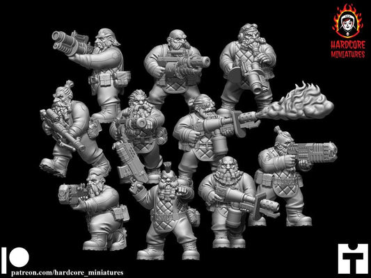 Space Dwarf Special Weapons Squad