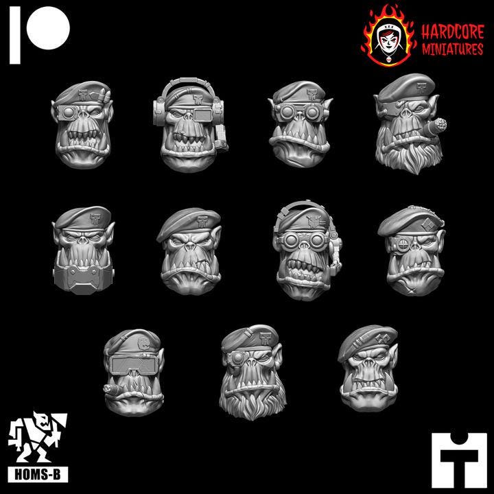 Arm & Weapons Add-on Packs for Modular Space Ork Kommandos