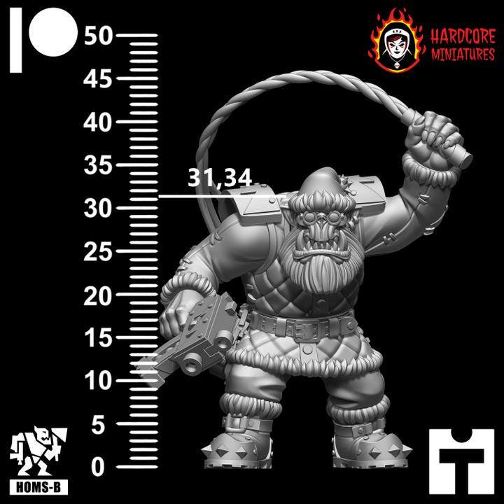 Retro Space Ork Santa Boy & Gobbos